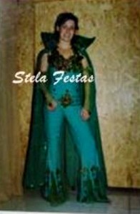 ALUGUEL DE FANTASIA ADULTO FEMININO-8131-HERA VENENOSA-STELA FESTAS