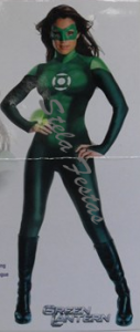 LANTERNA VERDE FEMININA SUPER HEROINA 8588