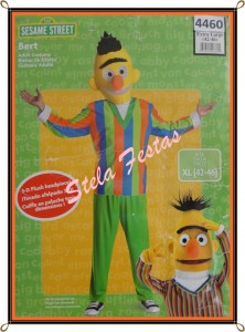 ref-4460-aluguel fantasia adulto masculino-vila sesamo bert-Stela Festas